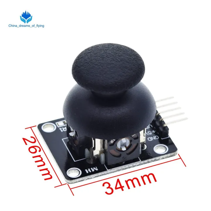 KY023%20KY-023%20JOYSTICK%20Dual%20Axis%20XY%20Joysticks%205%20Pin%205V%20Module%20PS2%20Joystick%20Control%20Lever%20Sensor%20Game%20Controller%20For%20Arduino%20Electronics%20Circuitry%20&%20Parts%20-%20Image%209
