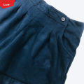Teen Girls Comfortable Terry Cotton Short Pant With Elastic Waist Side Pocket From Levin. 
