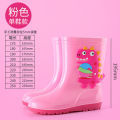 Children's rain boots, rain boots, boys, girls, cartoon anti-slip, big children, water shoes, overshoes, cute baby, waterproof rubber shoes, summer.