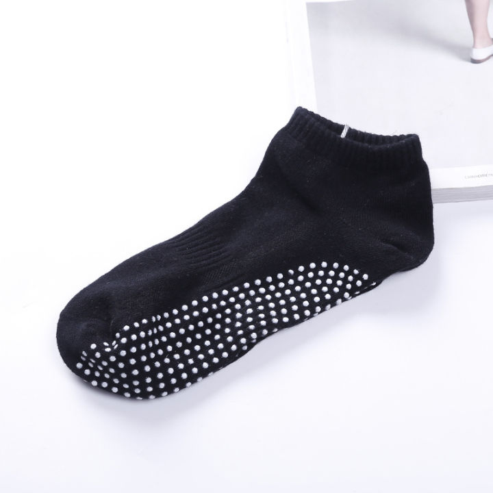 HoneyYami%201pair%20Men's%20Cotton%20Non-slip%20Yoga%20Socks%20With%20Grips%20Breathable%20Anti%20Skid%20Floor%20Socks%20For%20Pilates%20Gym%20Fitness%20Size%2039-44%20-%20Image%205