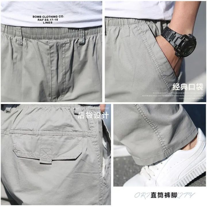 Men's%20Clothes%20Spring%20Summer%20Cargo%20Pants%20Cotton%20New%20Overalls%20Large%20Size%20Relaxed%20Fit%20Jogger%20Gym%20Korean%20Work%20Wear%20Baggy%20Trousers%20-%20Image%205