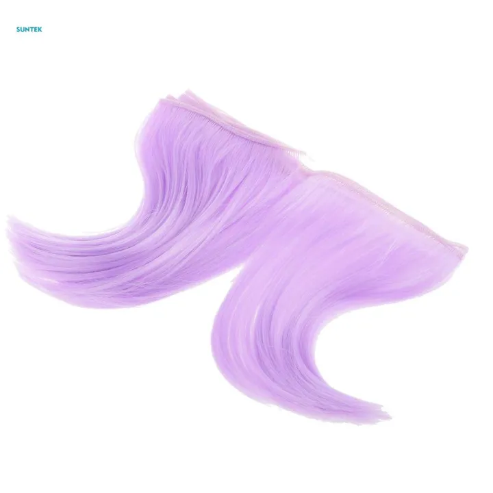 15x100cm%20DIY%20Wig%20Welf%20Fringe%20Hair%20for%201/3%201/4%20BJD%20SD%20Dolls%20Violet%20-%20Image%203