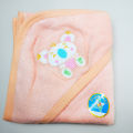 Cotton Baby Cap Towel - (wide 28" - long 32") - (Random color-1Pcs). 