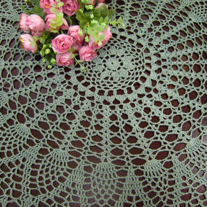 Round%20Cotton%20Hand%20Crochet%20Hollow%20Out%20Tablecloth%20Wedding%20Dining%20Table%20Cloth%20Cover%20-%20Image%203