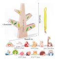 Kids Building Blocks Balance Game Wooden Toys Montessori Stacking Threading Games Early Educational Motor Training Toys.