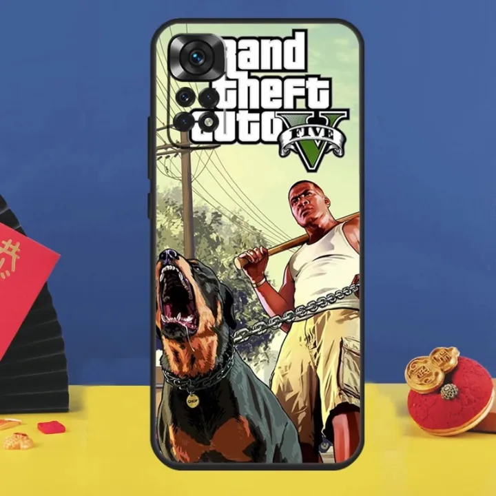 Gta%205%20Grand%20Theft%20Auto%20Case%20For%20Xiaomi%20Redmi%20Note%2011%2010%2012%208%209%20Pro%208T%209S%2010S%2011S%20Redmi%2010%2010A%2010C%209%2012C%209C%20Cover%20-%20Image%202