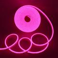 3 feet Neon pink Light Strip DC12V Flexible DIY LED SMD 2835 120LEDs/M IP67 Waterproof DIY Light Home Decoration. 