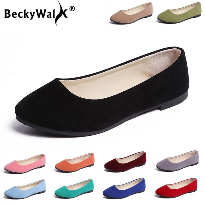 【Alien Alien】 Plus Size 35-43 Women Shoes Candy Color Spring Shoes Woman Slip On Casual Flats Ladies Shoes Autumn Loafer zapatos mujer WSH2214