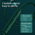 hone Mi Huawei iP music earbuds hands-free mm stereo karaoke in-ear wired Type-C earphones 3.5 earphones with microphone for small children.
