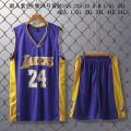 Wholesale Lakers KB Jersey Basketball Wear Suit Heat Match Training Camp Team Uniform Summer Sports Suit. 