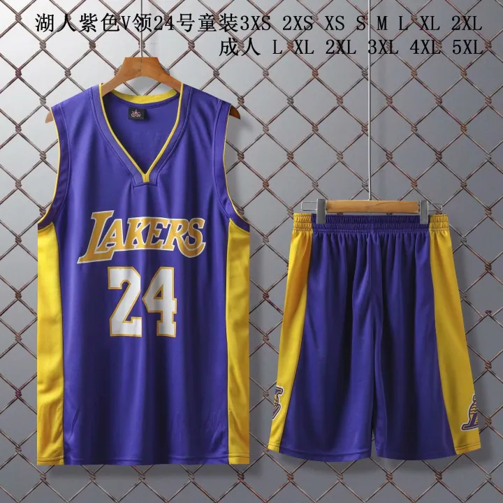 Wholesale%20Lakers%20KB%20Jersey%20Basketball%20Wear%20Suit%20Heat%20Match%20Training%20Camp%20Team%20Uniform%20Summer%20Sports%20Suit%20-%20Image%207
