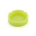 Luminous Silicone Ashtray Premium High Temperature Heat Resistant Anti-fall Round Ashtray For ing Accessories.