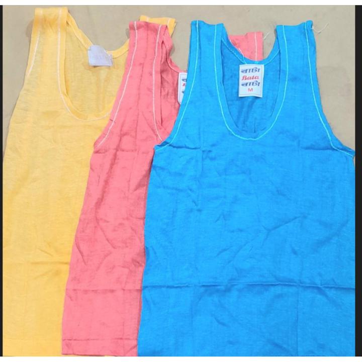 Sando gangi for baby Cotton Fabric..0 to 6 month..3pcs