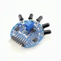 5 LED FLAME Sensor For Fire Detection Module 5 Way IR Flame Sensor Module Detector Smart Sense 5 Channel Flame Sensor With Digital Analog Signal Dual Output For Arduino 14 Pin Fire Fighting Light Detection. 