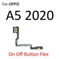 Switch Power ON OFF Key Mute Silent Volume Button Flex Cable Repair Parts For OPPO A5 A9 A31 A33 2020 A32 A35 A36 A37 A39. 