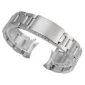 Curved End Metal Stainless Steel Strap for Rolex DATEJUST Luxury Bracelet Watch Band Accessories Men 13mm 17mm 18mm 19mm 20mm 21. 