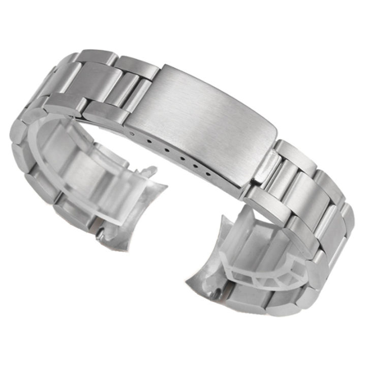 Curved End Metal Stainless Steel Strap for Rolex DATEJUST Luxury Bracelet Watch Band Accessories Men 13mm 17mm 18mm 19mm 20mm 21