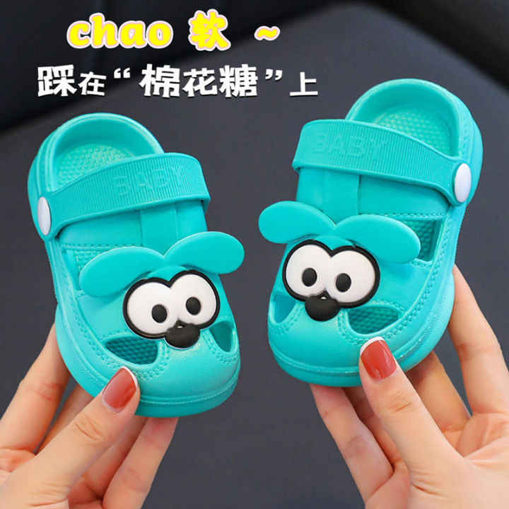 Cartoon%20Children%20Slippers%20Summer%20Indoor%20Non-Slip%20Soft%20Bottom%20Baby%20Boys'%20Hole%20Shoes%20Closed%20Toe%20Infant%20Girls%20Sandals%20-%20Image%205