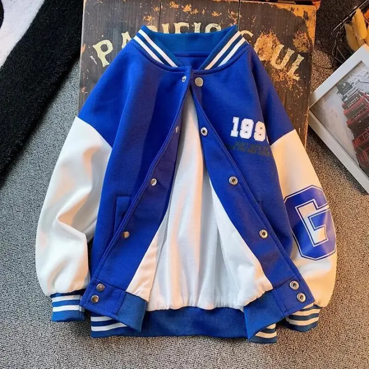 Autumn%20Green%20Baseball%20Jackets%20Big%20Kids%20Teens%20Fashion%20Clothes%20For%20Teens%20Girls%20Boys%20Cardigan%204%20To%2012%20Children%20Outwear%20Coats%20-%20Image%202