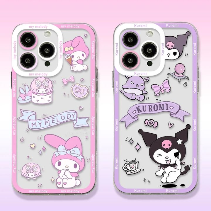 Sanrio%20Cinnamoroll%20Hellos%20Kitties%20Kuromi%20Phone%20Case%20For%20iPhone%2015%2014%2013%2012%20Mini%2011%20Pro%20Max%20X%20XR%20XS%20Silicone%20Transparent%20Cover%20-%20Image%203