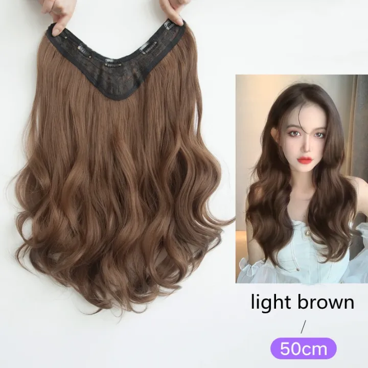Fanov%20Hair%20Short%20Curly%20Women%20Clip%20In%20Hair%20Extensions%20High%20Tempreture%20U%20PART%20Synthetic%20Hair%20Piece%20for%20Woman%20and%20Girl%20-%20Image%202