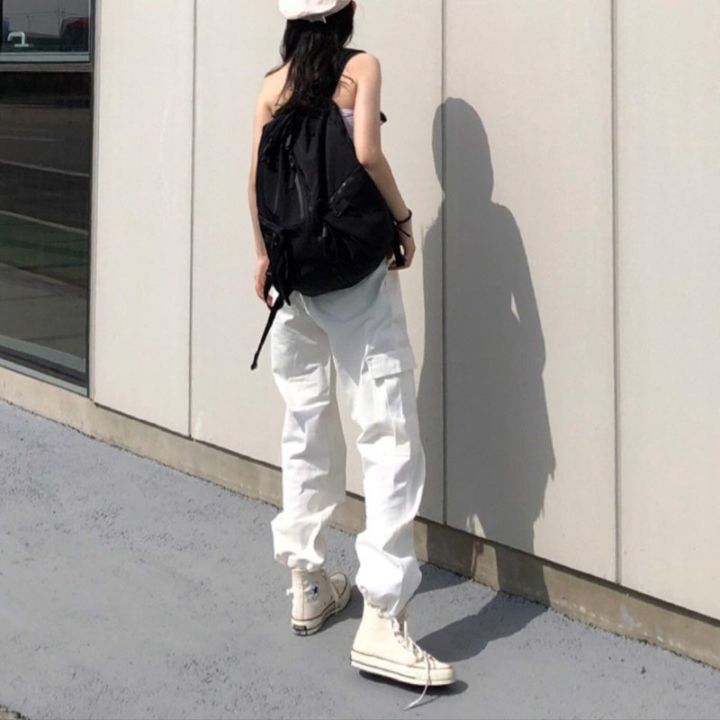 Pants%20Women%20Casual%20Solid%20Cargo%20Trousers%20Uni%20Chic%20Retro%20BF%20Streetwear%20Kpop%20Beam%20Feet%20Full%20Popular%20Simple%20Daily%20-%20Image%206