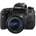 Canon EOS 760D 24.2 Mega Pixel Built-in Wi-Fi with EF/EF-S 18-55mm Lens DSLR Camera ISO Sensitivity - AUTO (100-6400), (100-12800). 