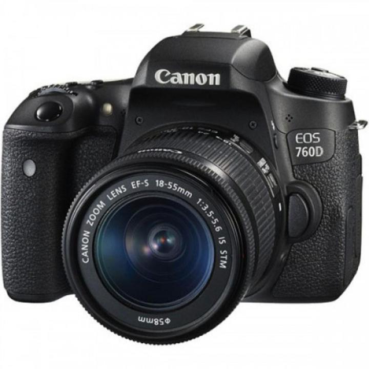 Canon EOS 760D 24.2 Mega Pixel Built-in Wi-Fi with EF/EF-S 18-55mm Lens DSLR Camera ISO Sensitivity - AUTO (100-6400), (100-12800)