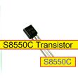 10Pcs- 8550 S8550 S-8550 Transistor BJT PNP 40V 500mA PNP General Purpose Transistor TO-92 Package Bipolar Junctions Transistor 3 Pin Leads.