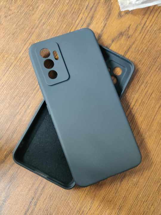 For vivo V23E Heavy strong Liquid Silicone Soft Gel Rubber Shockproof Back Cover - মোবাইল ফোন - Phone