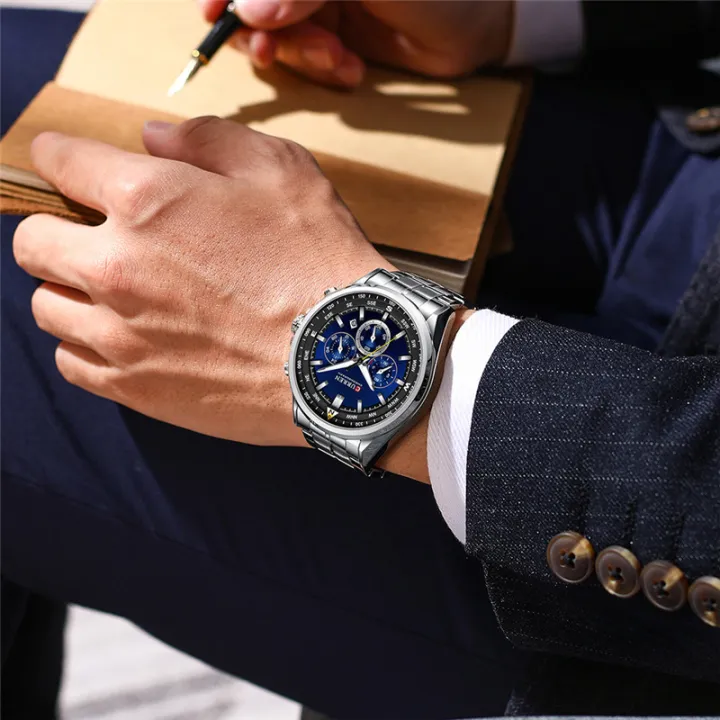 CURREN%208399%20Men's%20Luxury%20Watches%20Fashion%20Sporty%20Wristwatches%20Male%20Chronograph%20Quartz%20Stainless%20Steel%20Clock%20with%20Luminous%20Hands%20-%20Image%208