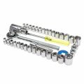 40 Piece Combination Socket Wrench Set tools box.