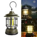 1 Set Warm Light Vintage Tent Lamp Portable Lantern Camping Light 20-200 Lumens Multifunctional.