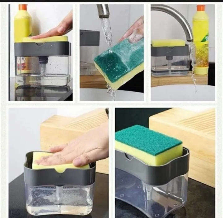 Liquid%20Soap%20Dispenser%20Soap%20Pump%20Sponge%20Caddy%20Holder%20Creative%20Hand%20Press%20Kitchen%20Dish%20Soap%20Dispenser%20with%20Washing%20Sponge%20-%20Image%204