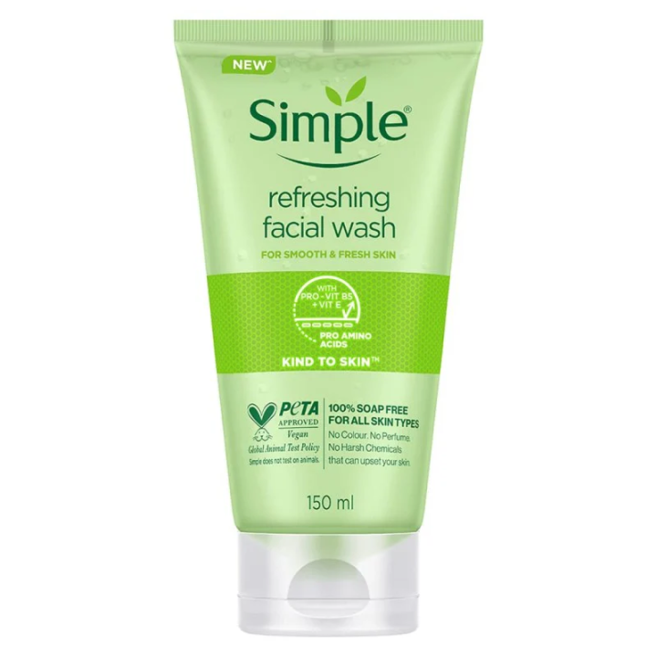 SIMPLE%20FACE%20WASH%20KIND%20TO%20SKIN%20REFRESHING%20GEL%20150ML%20-%20Image%202