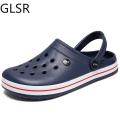 2020 Boy Sandals Crocks Summer Hole Shoes Crok Rubber 0 Men's EVA Garden Shoes Black Beach Flat Men Sandals Slippers. 
