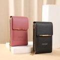 Universal Luxury Touch Screen Mobile Phone Bag Pouch for iPhone 15 14 13 12 11 Pro Max xs Case Wallet Shoulder Crossbody Purse. 