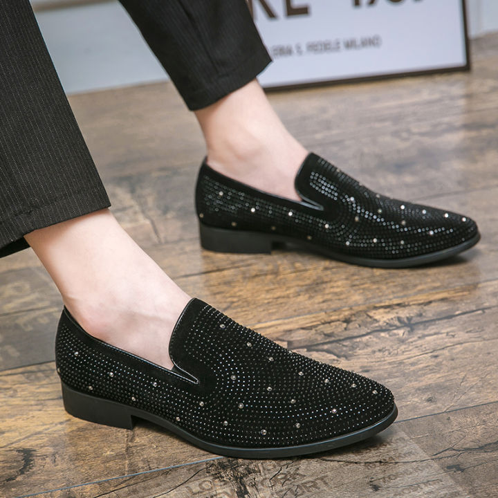 Black%20Rhinestone%20Men%20loafers%20Gold%20Spiked%20Rivets%20Formal%20Men%20Casual%20Shoes%20Wedding%20Party%20Dress%20Shoes%20Men%20Flats%20Slip%20On%20Loafers%20BunnyGarden%20-%20Image%203