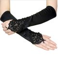 Luxury Fingerless Wedding Marriage Embroidery Gloves for Women. 