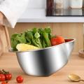 Rice Washer Strainer Bowl Stainless Steel Rice Washing Bowl Rice Sieve Colander Fruit And Vegetable Strainer Kitchen Tools. 