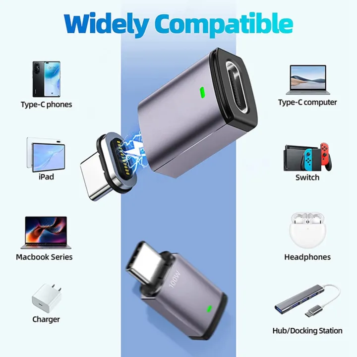 1%20Piece%205A%20Type%20C%20Magnetic%20Adapter%20USB%20C%20Male%20to%20Female%20Type%20C%20Magnetic%20Adapter%20Quick%20Charge%20Data%20Cable%20Adapter%20,%20Straight%20-%20Image%207