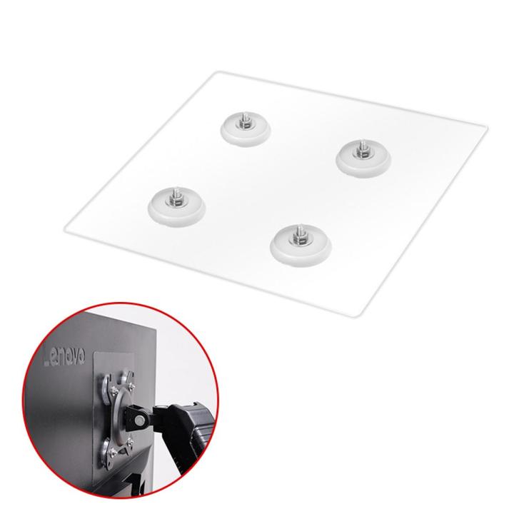 Desktop LED LCD Monitor Holder Arm Extension VESA Adapter Fixing Fixed Bracket Display Bracket No Mounting Hole