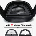 Transparent Full Faceshield Reusable Dustproof Anti-fog Mask HD Safety Glasses Kitchen Protection Anti-splash Mask With Filters. 