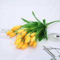 Decorative Artificial Tulip Bouquet Vibrant 21 Heads Faux Artificial  Tulip Flowers Silk Bouquet Artificial Tulip Flowers for Home Decor Wedding Decoration Garden Ornament Event Florals Gift Item. 