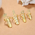 Wholesale Creative Jewelry Ring Rhinestone Nail Ring Adjustable Finger Nail Ring For Women.