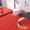 PVC floor mat, hollow plastic mat, pool mat, toilet carpet, bathroom kitchen, waterproof and dirt-resistant, non-slip mat.
