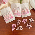 3pcs/set Hairpins For Women Girls Star BB Hair Clips Pin Mini Korean Style WANNA. 