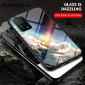 Casinglee For Mi 10T Pro Case Couple Starry Moon Glass Protector Phone Cover Meteor Start for Xiaomi Mi 10T Pro Glass Cover Case.