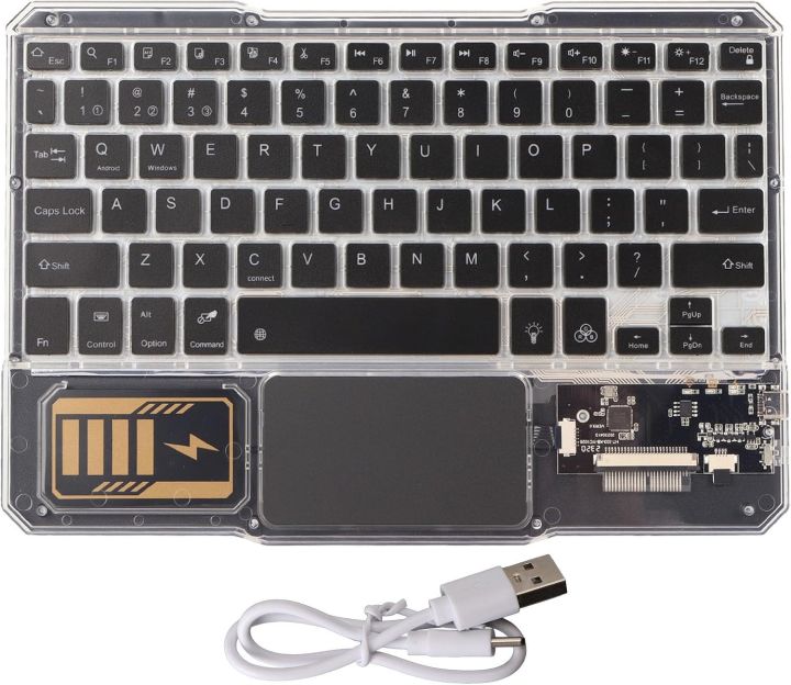 Bluetooth%20Keyboard%20Transparent,%20Multi%20Device%20Ultra%20Thin%20Portable%20Wireless%20Keyboard%20for%20Smartphone%20Tablet%20Laptop,%20Backlit%20Mini%20Rechargeable%20Keyboard%20for%20IOS%20Android%20Windows%20(Black)%20-%20Image%202