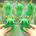 GC Funny Grass Worm Pinch Toy Novelty Eye Popping Decompression Squeeze Toy For Kids Gifts. 